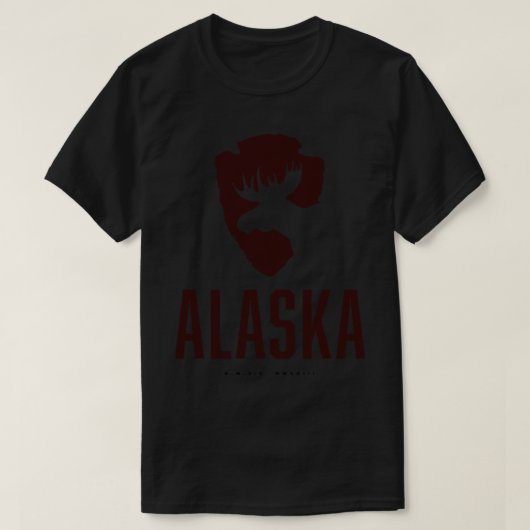 Alaska Moose Brown T-shirt (Design voorkant)