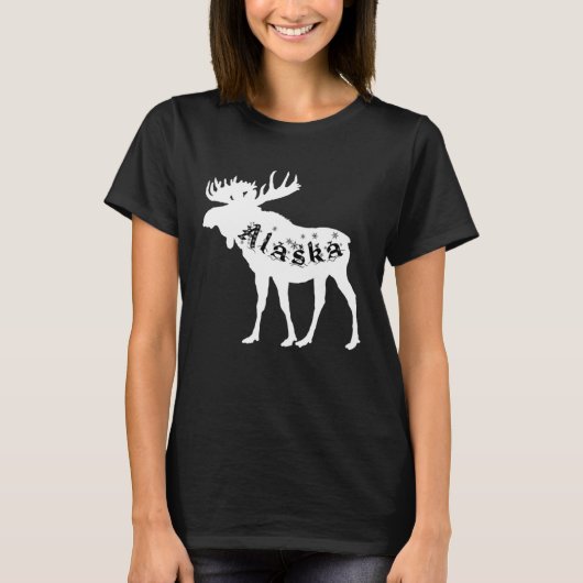 Alaska Moose Holiday T-shirt (Voorkant)