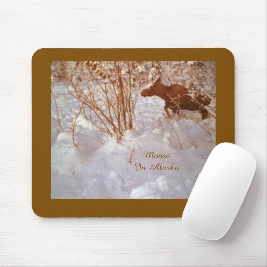 Alaska Moose Mouse Pad Muismat (Met muis)