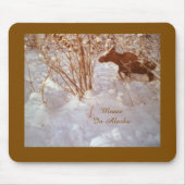 Alaska Moose Mouse Pad Muismat (Voorkant)