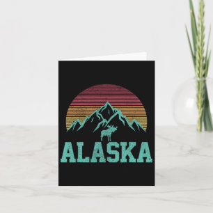 Alaska Moose Outdoor Natuur Wandelen Souveni Kaart