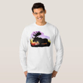 Alaska Moose Sillouette T-shirt (Voorkant volledig)