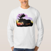 Alaska Moose Sillouette T-shirt (Voorkant)