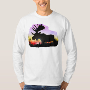 Alaska Moose Sillouette T-shirt