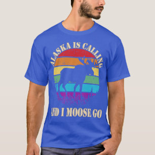 Alaska Moose Tourist Travel Funny T-shirt
