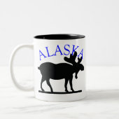 Alaska Moose Tweekleurige Koffiemok (Links)