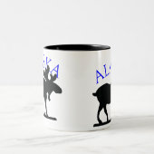 Alaska Moose Tweekleurige Koffiemok (Center)