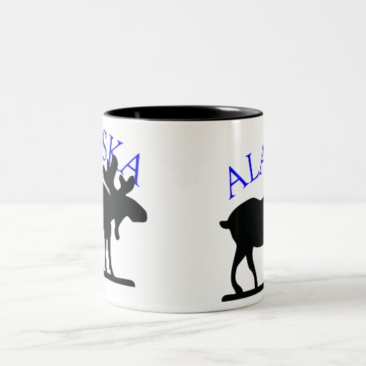Alaska Moose Tweekleurige Koffiemok (Center)