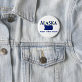 Alaska Motto Ronde Button 5,7 Cm (In situ)