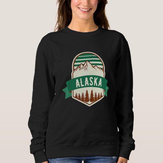 Alaska Mountain Badge Trui (Voorkant)