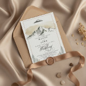 Alaska Mountain Denali Wilderness Neutral Wedding  Kaart