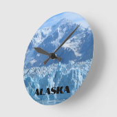 Alaska Mountain Glacier ontmoet de oceaan Ronde Klok (Hoek)