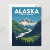 Alaska Mountain Landscape Briefkaart (Voorkant / Achterkant)