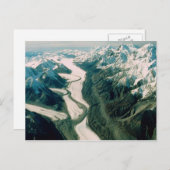 Alaska Mountain Range-Aerial Uitzicht Briefkaart (Voorkant / Achterkant)