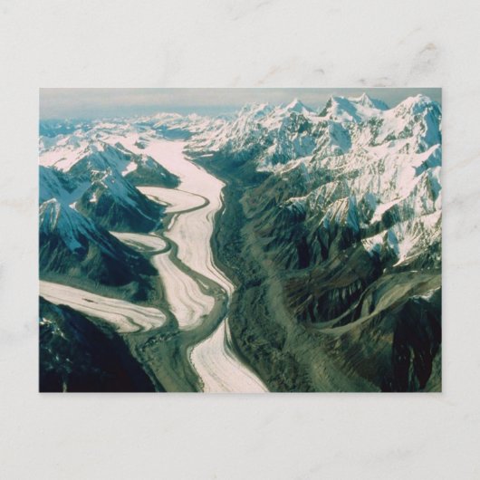 Alaska Mountain Range-Aerial Uitzicht Briefkaart (Voorkant)