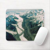 Alaska Mountain Range-Aerial Uitzicht Muismat (Met muis)