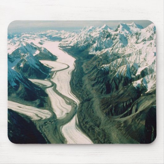 Alaska Mountain Range-Aerial Uitzicht Muismat (Voorkant)