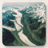 Alaska Mountain Range-Aerial Uitzicht Onderzetter (Voorkant)
