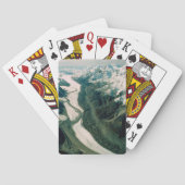 Alaska Mountain Range-Aerial Uitzicht Speelkaarten (Achterkant)