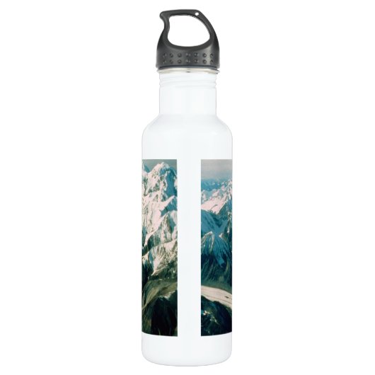 Alaska Mountain Range-Aerial Uitzicht Waterfles (Achterkant)