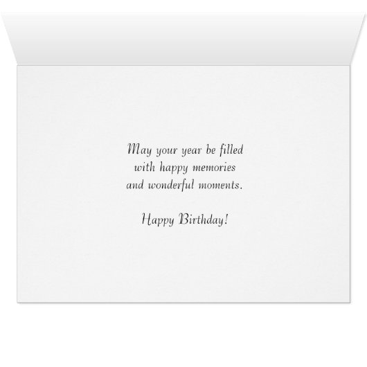 Alaska Mountain Range Denali Foto Birthday (Binenzijde Horizontaal (Onderkant))