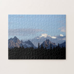 Alaska Mountain Range Denali Foto Legpuzzel