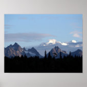 Alaska Mountain Range Denali Foto Poster (Voorkant)