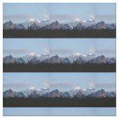 Alaska Mountain Range Denali Foto Stof (Swatch)