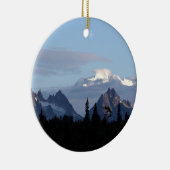 Alaska Mountain Range Denali Keramisch Ornament (Rechts)