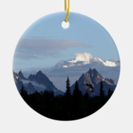 Alaska Mountain Range Denali Keramisch Ornament