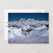 Alaska Mountain Range - LuchtvaartUitzicht Briefkaart (Voorkant / Achterkant)