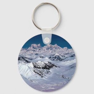 Alaska Mountain Range - LuchtvaartUitzicht Sleutelhanger