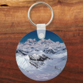 Alaska Mountain Range - LuchtvaartUitzicht Sleutelhanger (Voorkant)