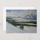 Alaska Mountains Briefkaart (Voorkant / Achterkant)