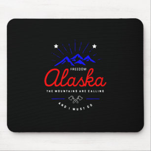 Alaska Mountains roepen dat ik donkere kleuren moe Muismat