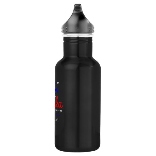 Alaska Mountains roepen dat ik donkere kleuren moe Waterfles (Rechts)