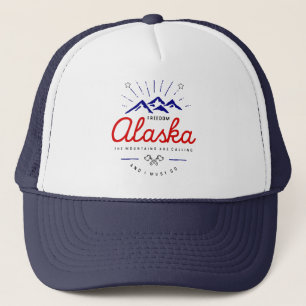 Alaska Mountains roepen dat ik licht moet gaan kle Trucker Pet