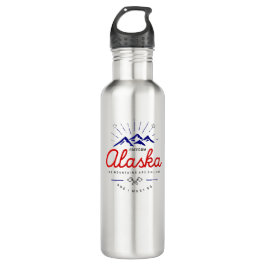 Alaska Mountains roepen dat ik licht moet gaan kle Waterfles