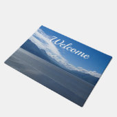 Alaska Mountains Welkom Doormat Deurmat (Schuin)