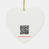 Alaska Mountains wi_Alaska Keramisch Ornament (Achterkant)