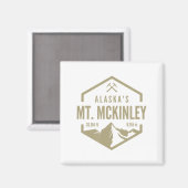 Alaska Mt McKinley  Magneet (Voorkant / Achterkant)