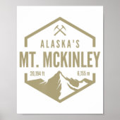 Alaska Mt McKinley  Poster (Voorkant)
