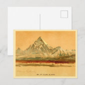 Alaska  Mt. St. Elias schilderij Briefkaart (Voorkant / Achterkant)