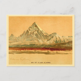 Alaska  Mt. St. Elias schilderij Briefkaart