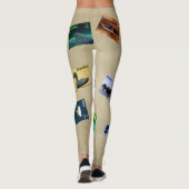 Alaska Muskox Postage Stamp Souvenir Leggings (Achterkant)