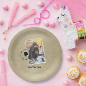 Alaska Muskox Postage Stamp Souvenir Papieren Bordje (Feest)