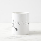 Alaska naar Minnesota - Heart2Heart Koffiemok (Center)