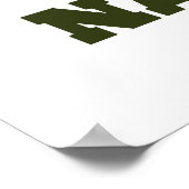 Alaska. Nationaal Park Denali en Preserve Poster (Hoek)