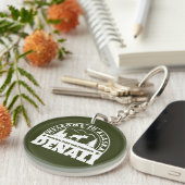 Alaska. Nationaal Park Denali en Preserve Sleutelhanger (Voorkant Rechts)