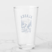 Alaska Nature Landscape and Moose Design Glas (Achterkant)